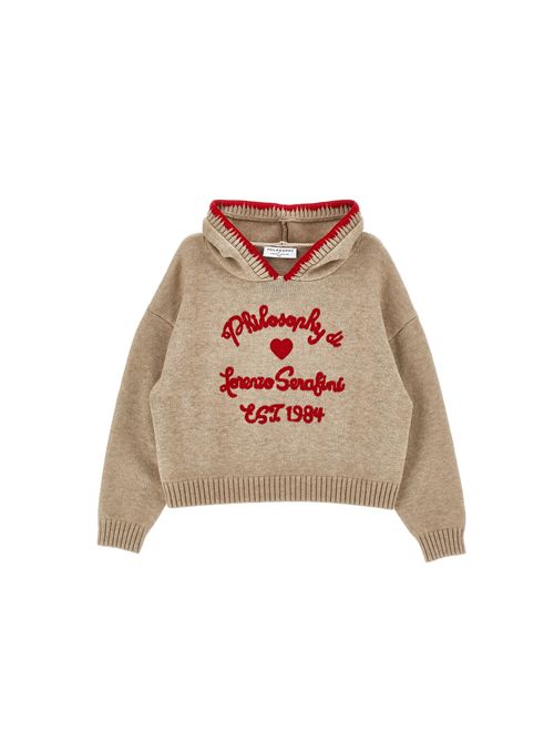 Maglia, bambina, logata. PHILOSOPHY | I9F608 6058P002